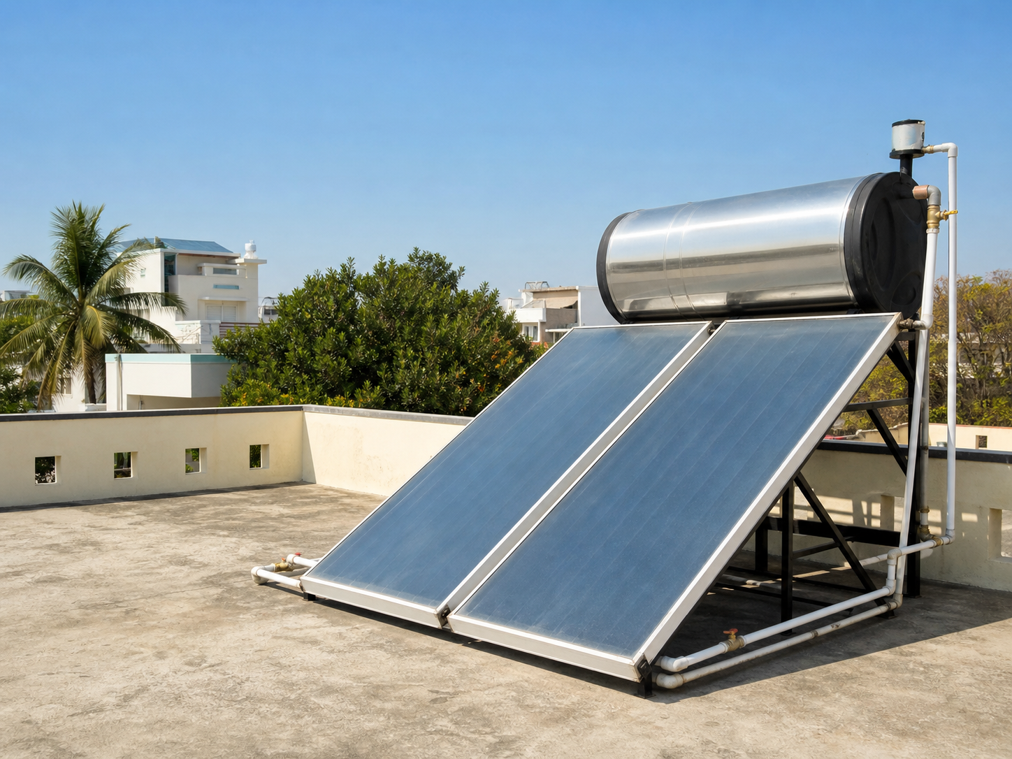 Solar heater for modern homes